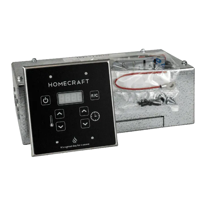 Homecraft TKE2-2 Wi-Fi Sauna Control, Indoor setup (indoor contactor box) — product photo
