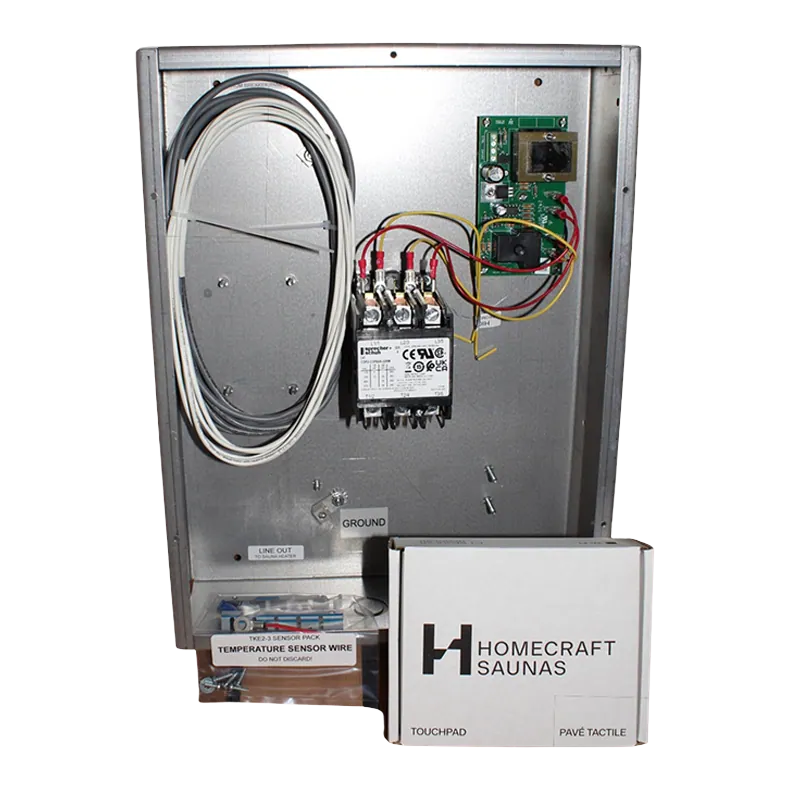 Homecraft TKE2-3 Digital Sauna Control (3-Phase), Indoor setup (indoor contactor box) — product photo
