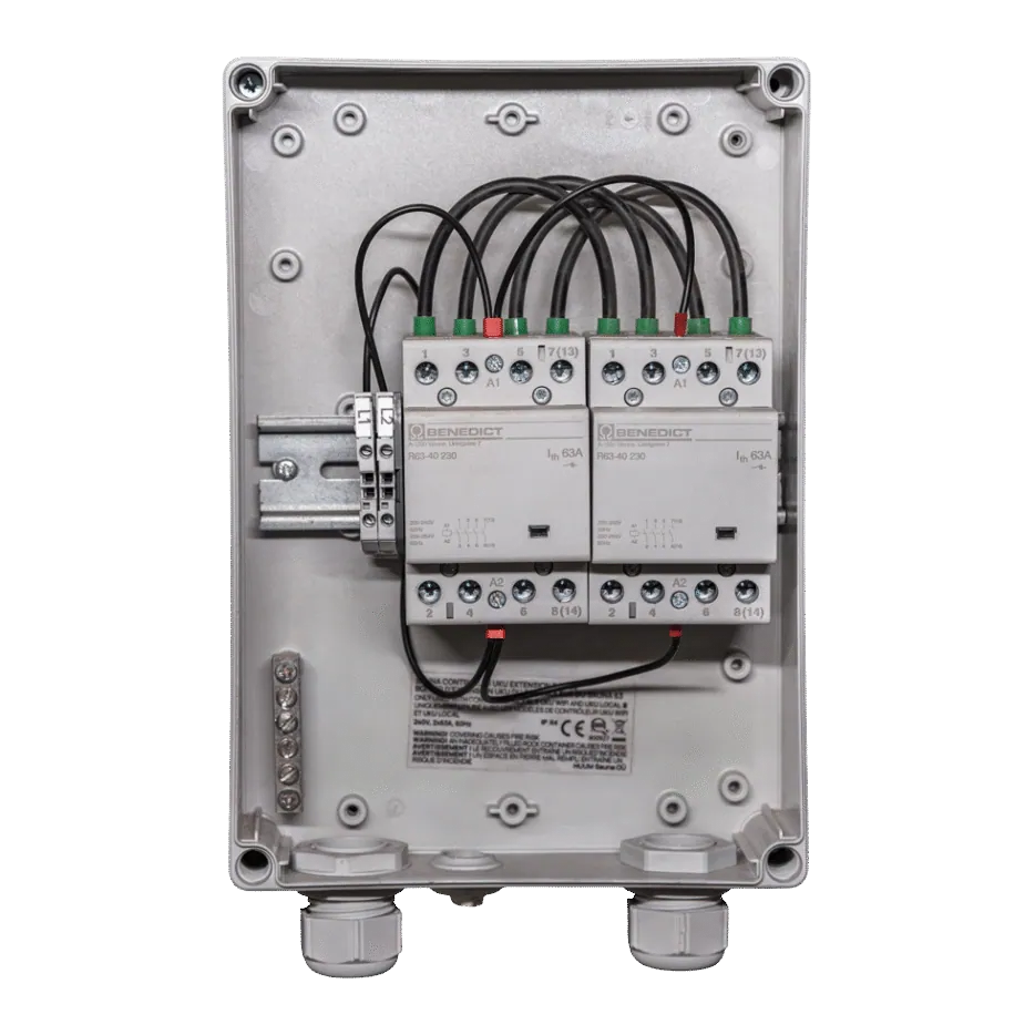 HUUM UKU Extension Box (for heaters over 10.5 kW) — close-up detail
