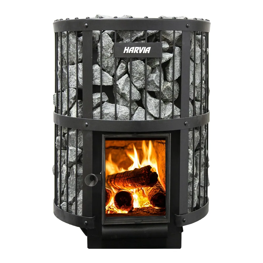Harvia Legend Wood-Burning Sauna Stove, 240 GreenFlame — another angle