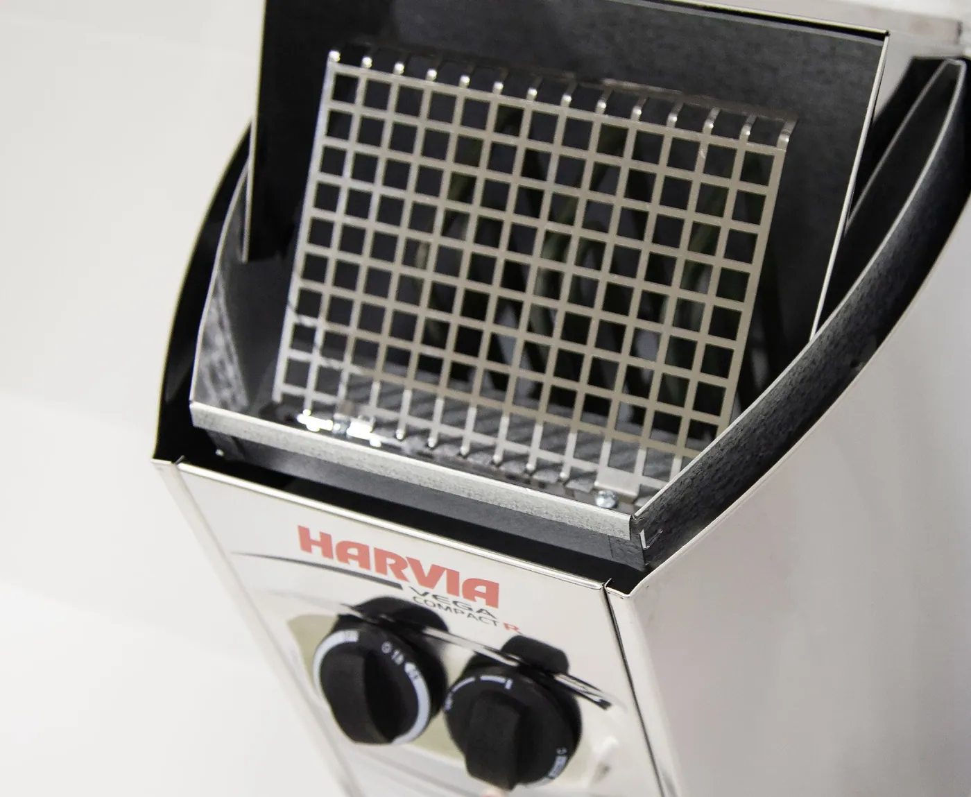 Harvia Vega Compact Electric Sauna Heater — close-up detail