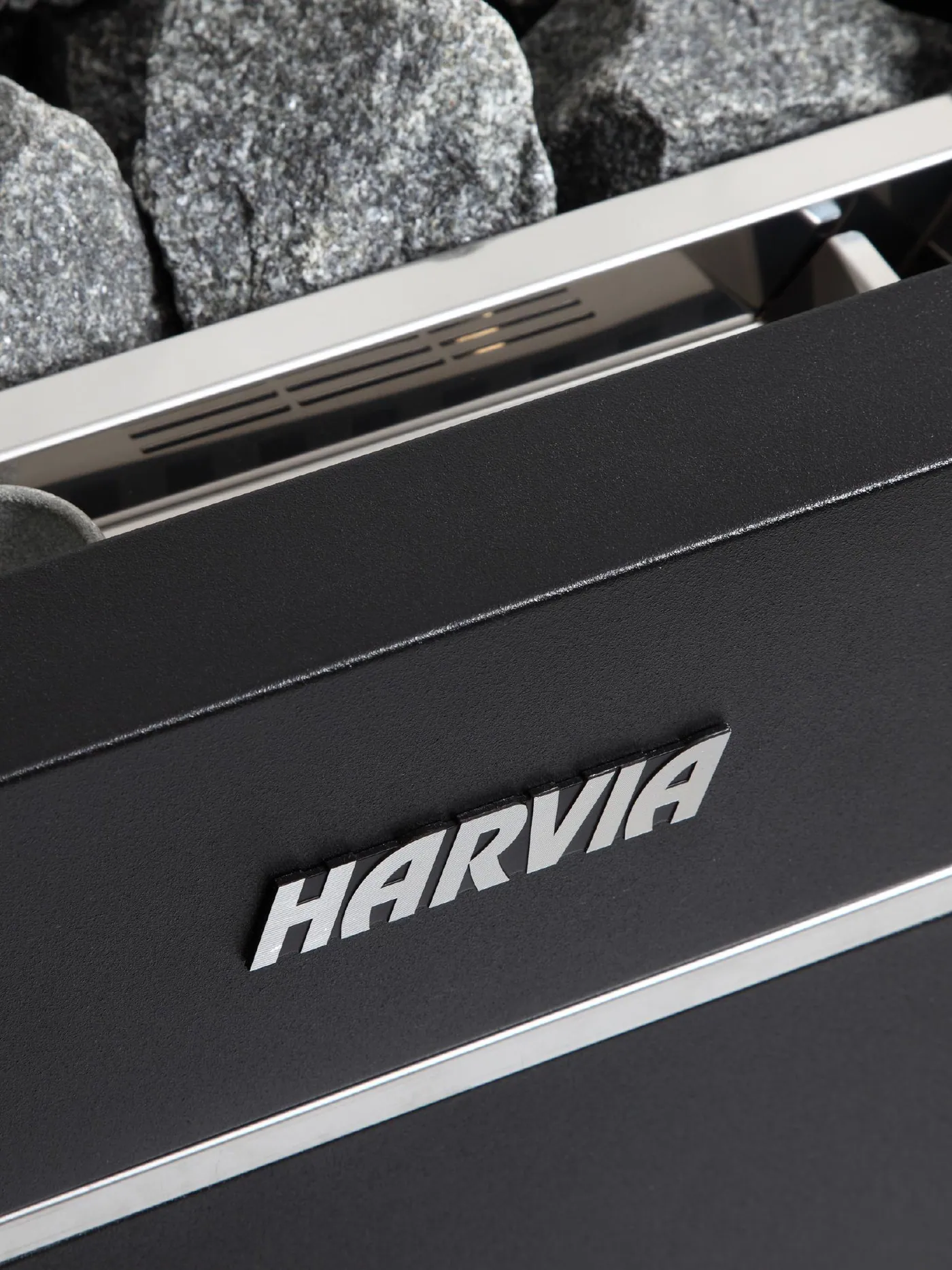Harvia Virta Combi Electric Sauna Heater — close-up detail
