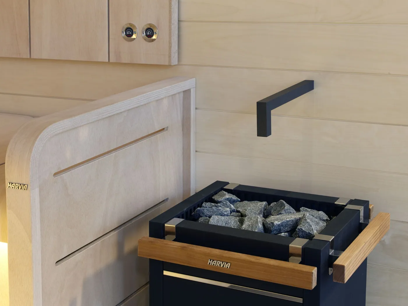 Harvia Virta Electric Sauna Heater — close-up detail