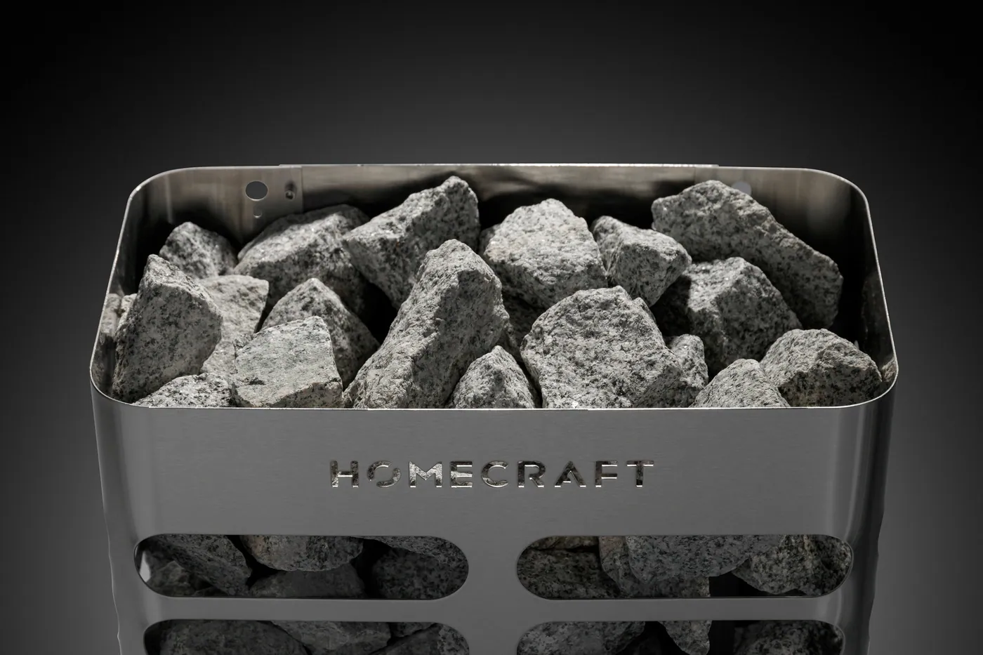 Homecraft Revive Slim Electric Sauna Heater — installed in a sauna