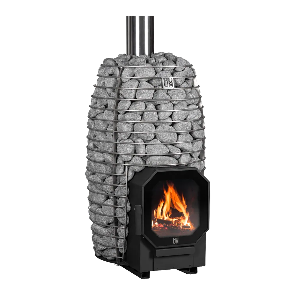 HUUM HIVE Flow Wood-Burning Sauna Stove — another angle