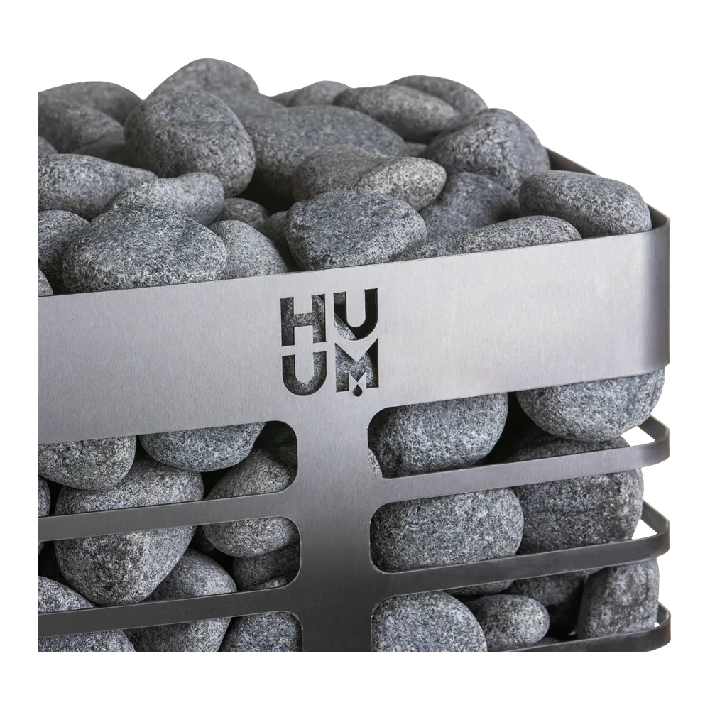 HUUM STEEL Electric Sauna Heater — close-up detail