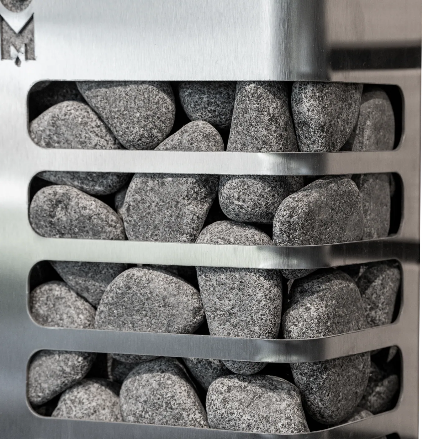 HUUM STEEL Mini Electric Sauna Heater — close-up detail