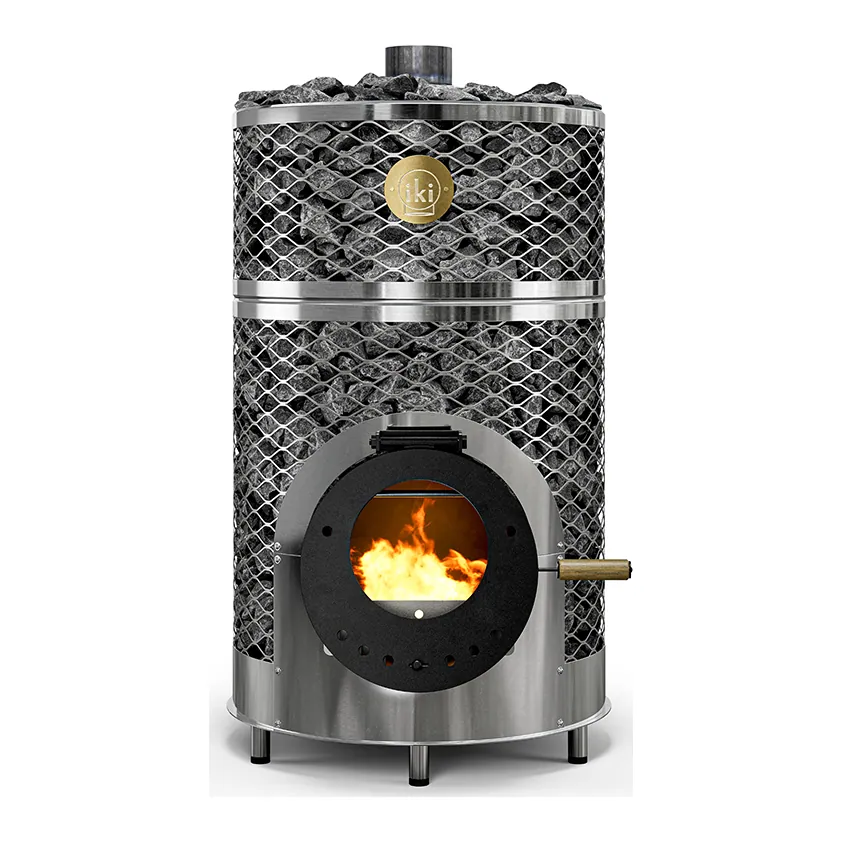 Löyly-IKI Wood-Burning Sauna Stove — another angle