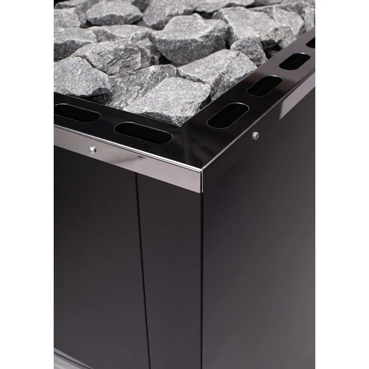 Narvi 30 Wood-Burning Sauna Stove — installed in a sauna