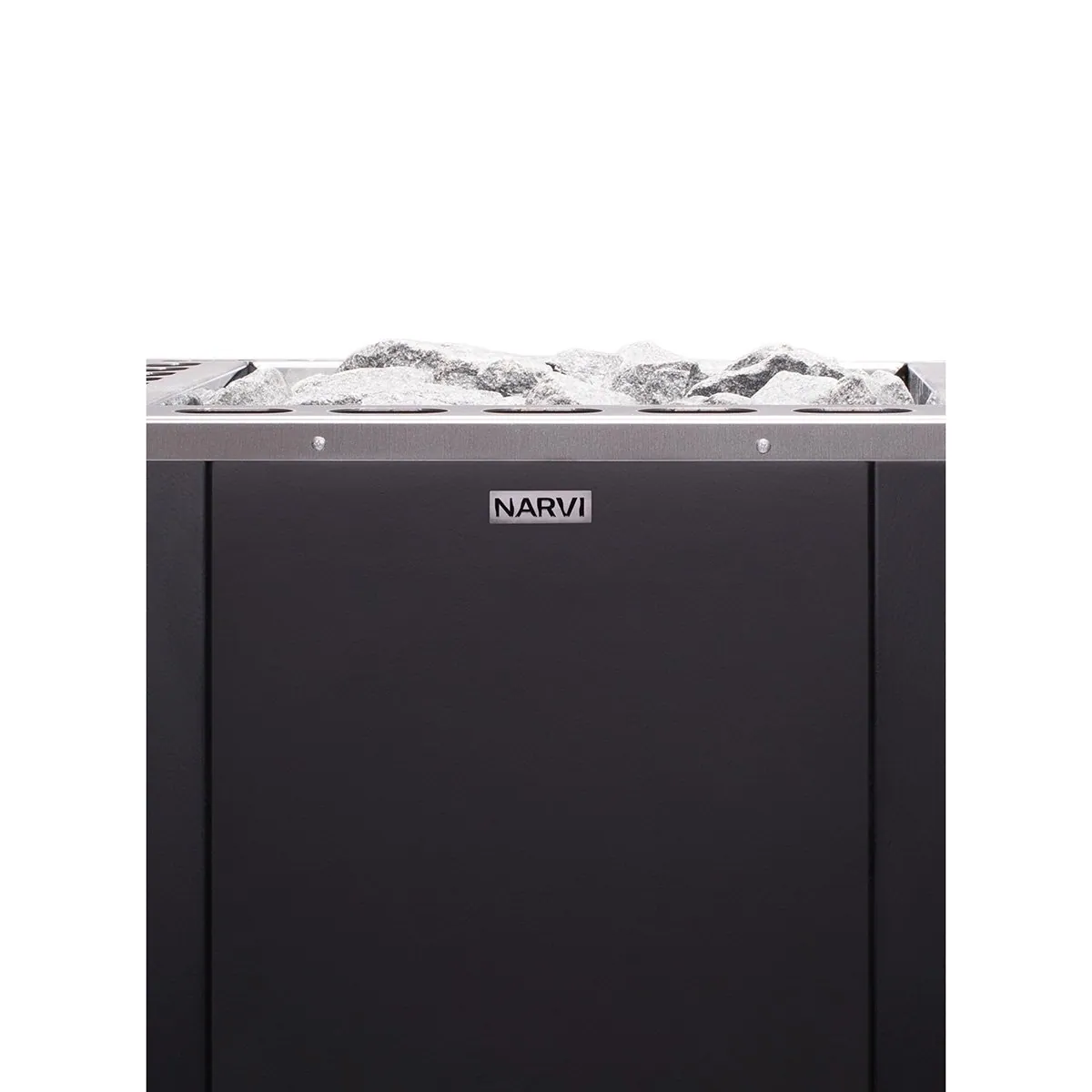 Narvi 50 Wood-Burning Sauna Stove — installed in a sauna