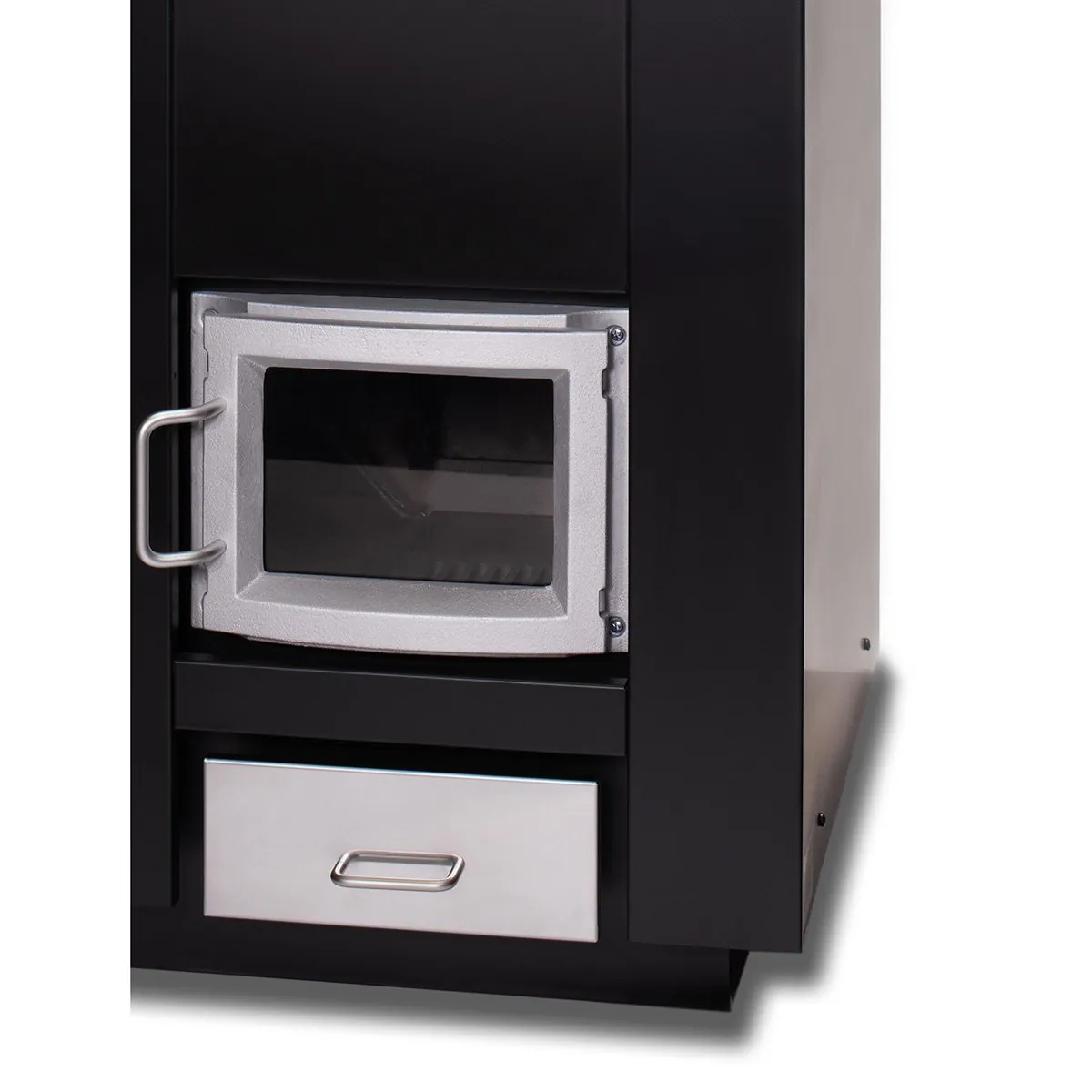 Narvi 50 Wood-Burning Sauna Stove — installed in a sauna