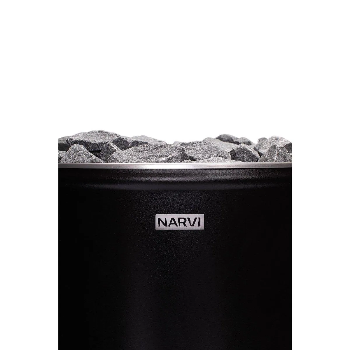 Narvi Luosto Wood-Burning Sauna Stove — installed in a sauna