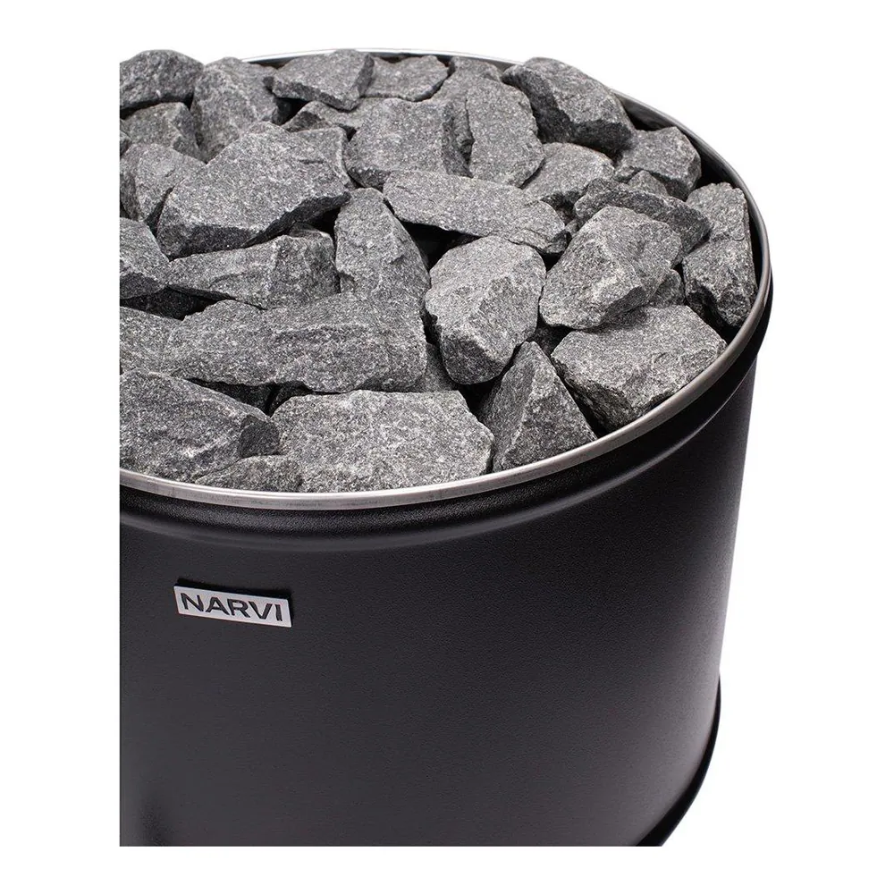 Narvi Luosto Wood-Burning Sauna Stove — another angle