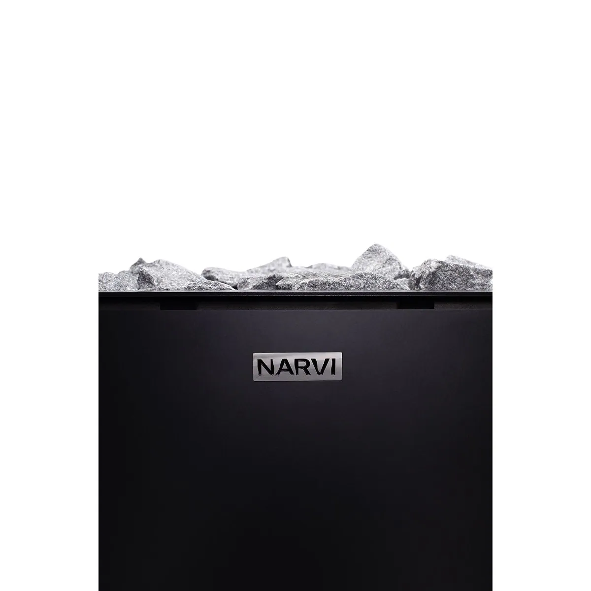 Narvi NC Wood-Burning Sauna Stove — installed in a sauna