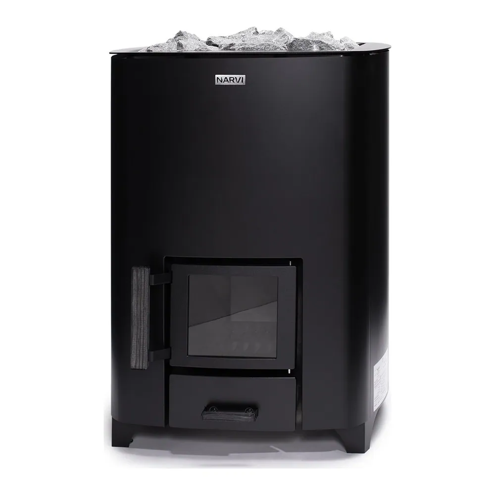 Narvi NC Wood-Burning Sauna Stove — another angle