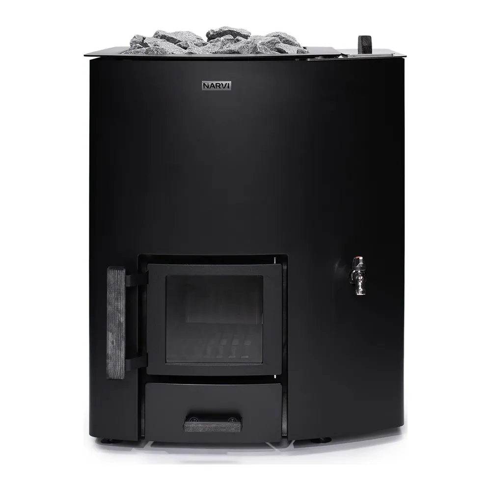 Narvi NC Wood-Burning Sauna Stove, 20 VSO (water tank) — product photo