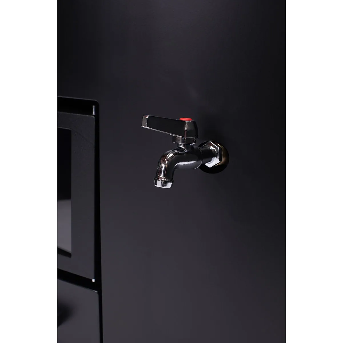 Narvi NC Wood-Burning Sauna Stove, 20 VSO (water tank) — installed in a sauna