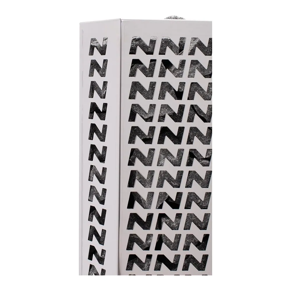Narvi Stony Wood-Burning Sauna Stove, 20 Stainless — another angle