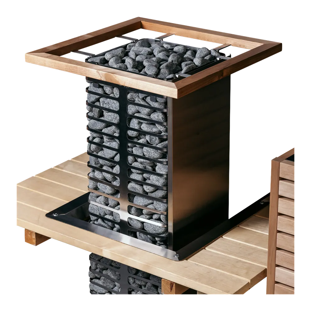 HUUM CLIFF / STEEL Embedding Flange — close-up detail