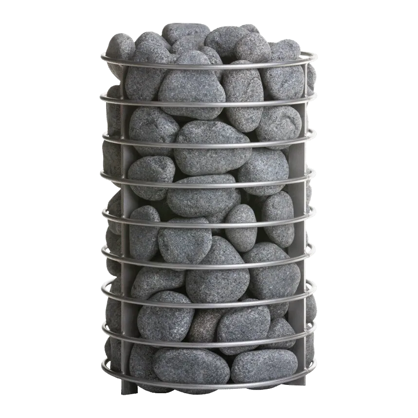 HUUM HIVE Wood Stone Cage with 30 kg Stones — product photo