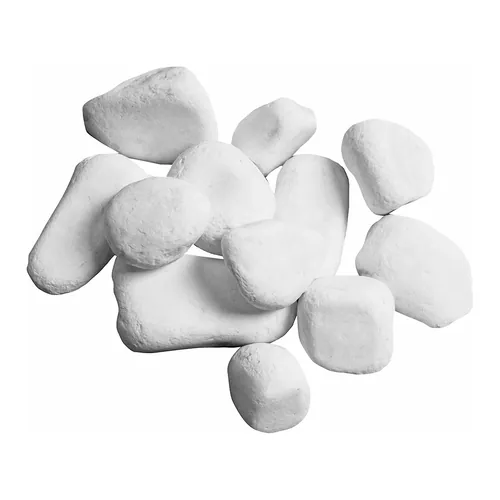 White Sauna Stones, 5–10 cm (10 kg box)